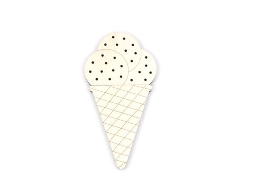 Decorating ice cream - Package 2: Game Board (Natural)