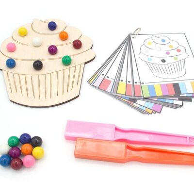 Cupcake - Paket 1: Spielbrett + Attribute + Aufgabenkarten