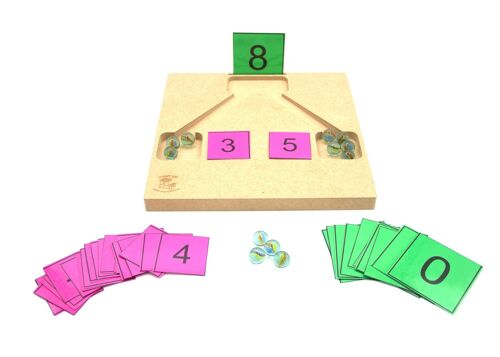 Splits (marbles) - Package 1: game board + attributes + task cards