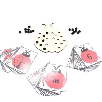 Ladybird - Confezione 1: tabellone + attributi + carte numeriche