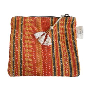 Set de 6 pochettes en kantha N°40 5