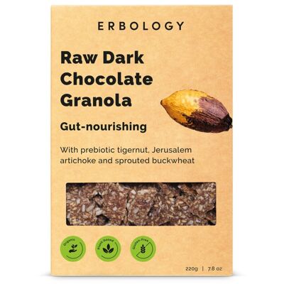 Bio-Erdmandel-Granola mit Zartbitterschokolade