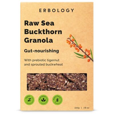 Bio-Erdmandel-Granola mit Sanddorn