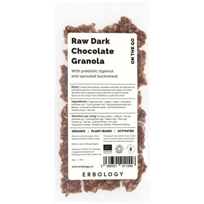 Snack granola biologique aux noix tigrées et chocolat noir