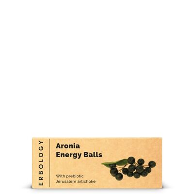 Bolas energéticas de bayas de aronia orgánicas