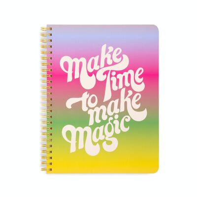 Minicuaderno de borrador, tómese el tiempo para hacer magia