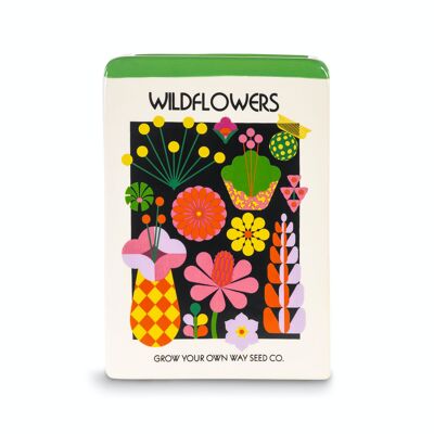 Wildblumen-Samenvase