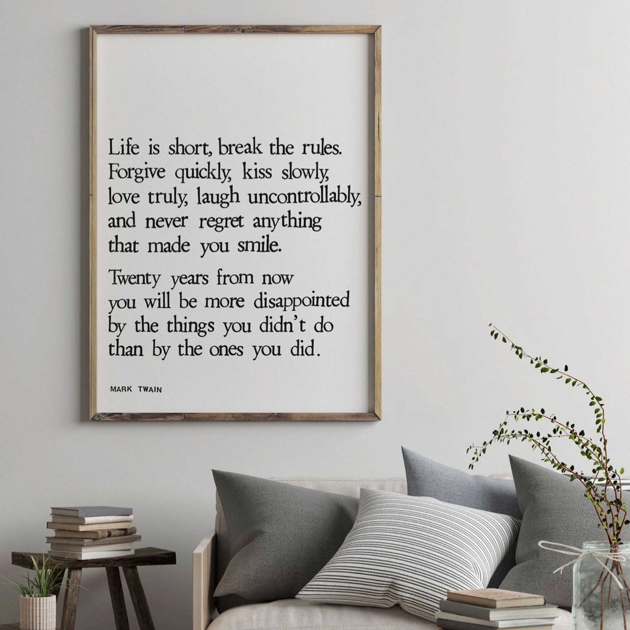 Stampa artistica timbrata "MARK TWAIN"