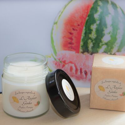 Watermelon scented candle