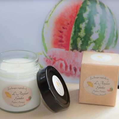 Watermelon scented candle