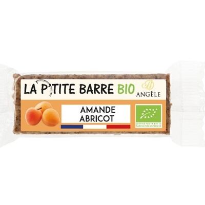 La P'tite barre Bio, barre énergétique amande complète et abricot 30g