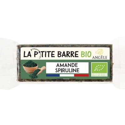 La P'tite Organic bar, whole almond and spirulina 30g