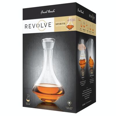 Final Touch Revolving Spirits Decanter with Stopper