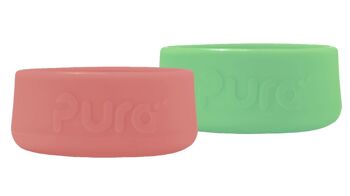 Pura Silicone Bumpers 2 pièces Mousse+Rose