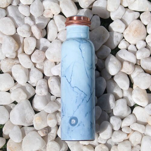 Blue Marble Pure Copper Water Bottle