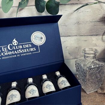 Coffret Dégustation Gin Old Tom - 6 x 40 ml Fiches de Dégustation Incluses - Coffret Cadeau Premium Prestige - En Solo ou en Duo 2