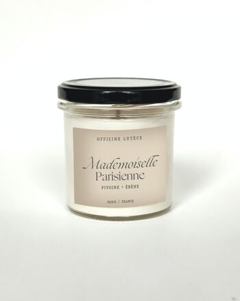 Bougie parfumée "Mademoiselle" - Pivoine & Ébène 2