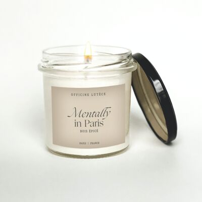Scented candle "Mentally in Paris" - Spicy Wood