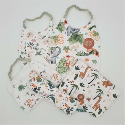 Serviettes de table ENFANT - Spécial Maternelle - Collection Jungle