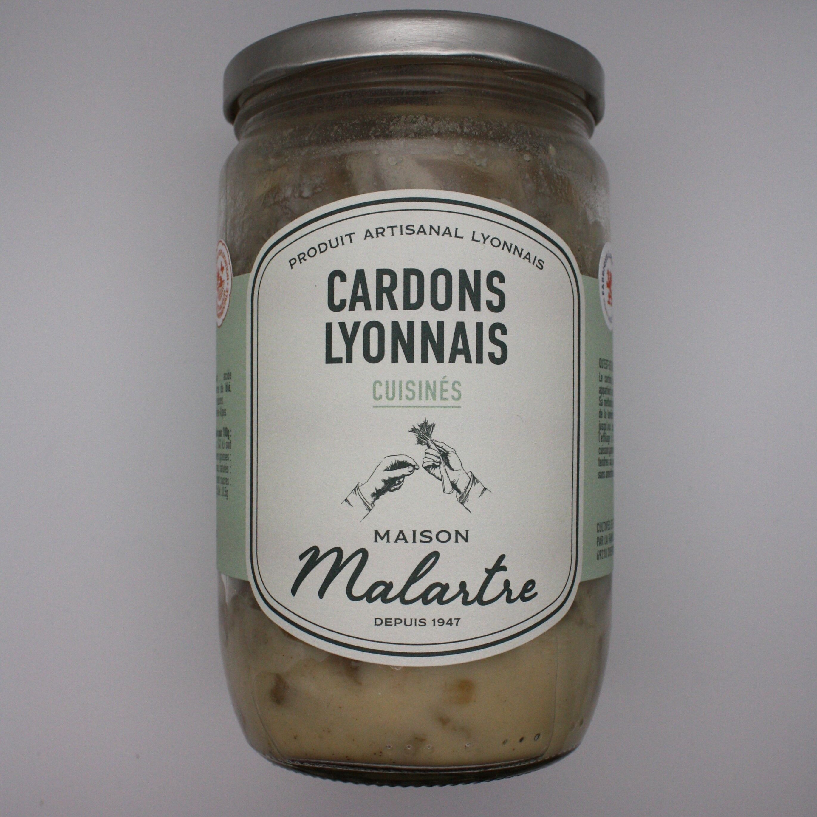 CARDONES EN BOTE COCIDOS A LA LYONNAISE