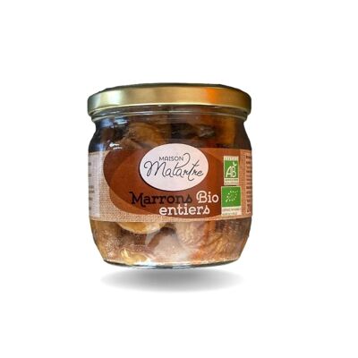 MARRONS BIO ENTIERS EN BOCAL