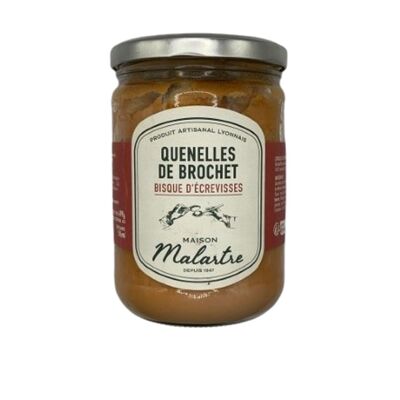 QUENELLES DE BROCHET BISQUE D'ECREVISSE