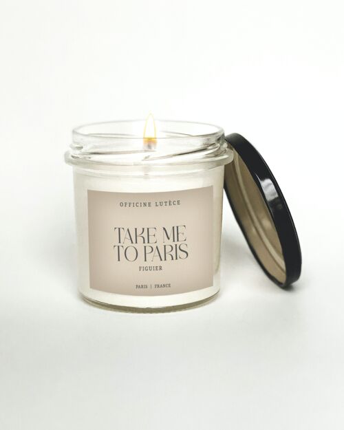 Bougie parfumée "Take me to Paris" - Figuier