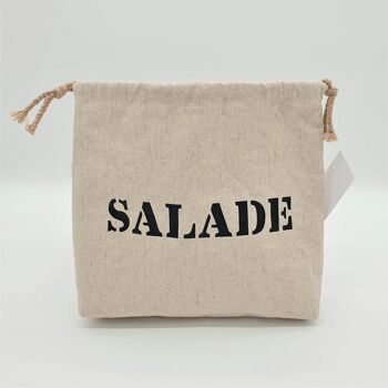 Sac à salades - Sac fraicheur fruits & légumes - lavable & réutilisable 3