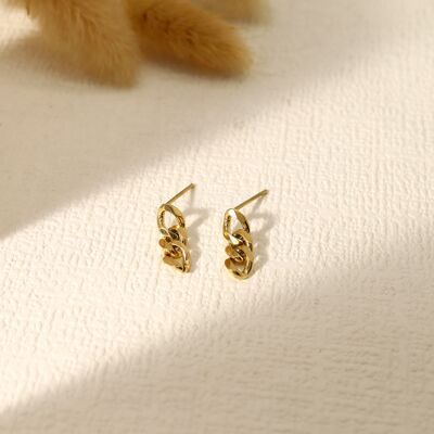 Mini link earrings