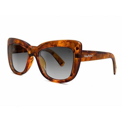 Ruby Rocks Tortoiseshell 'Cannes' Angled Cateye Sunglasses