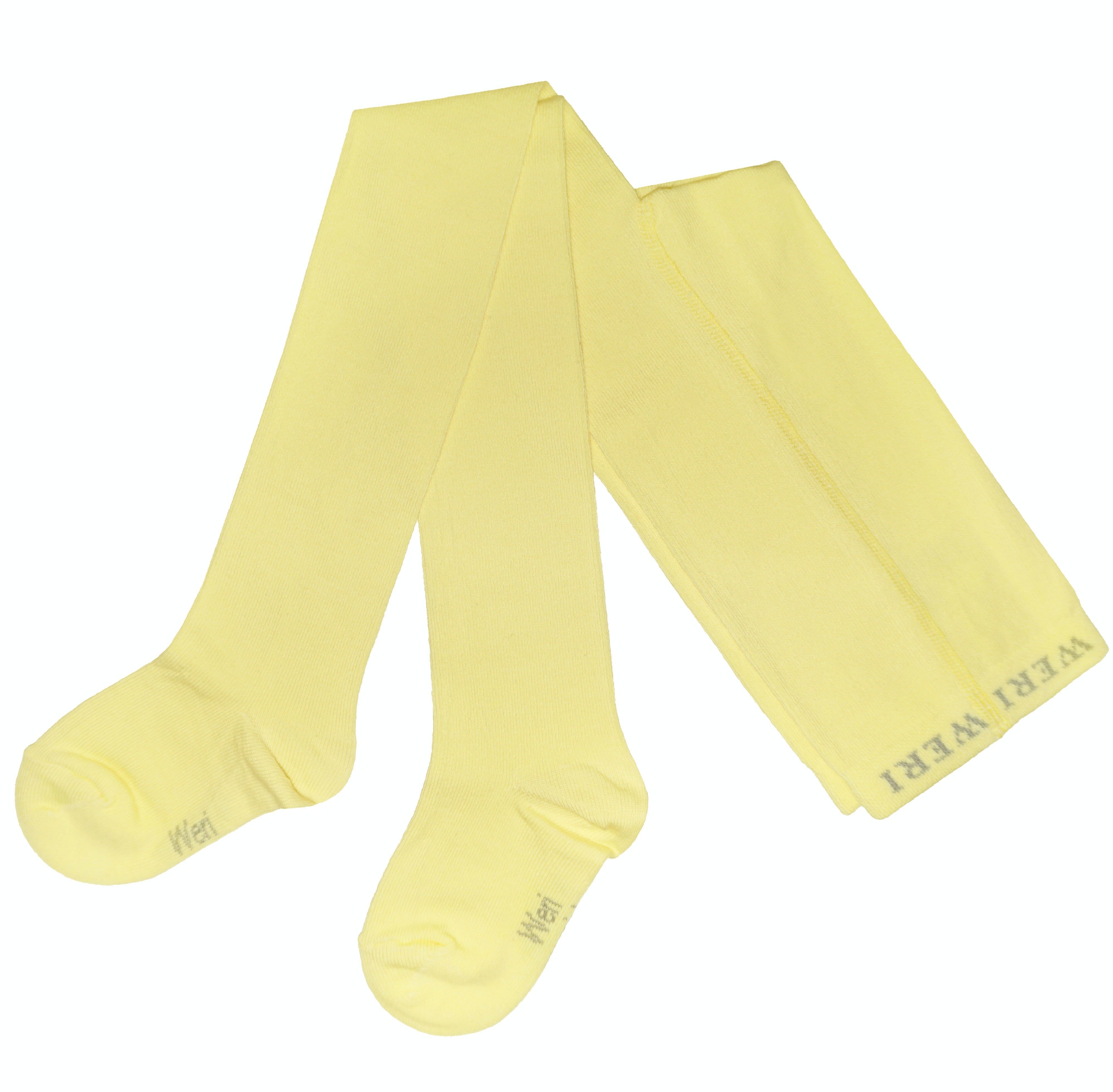Collants Coton Enfant &gt;&gt;Vanille&lt;&lt; Uni coton doux