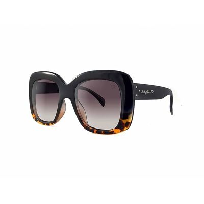 Ruby Rocks – Übergroße quadratische Sonnenbrille „Montserrat“ in Schildpatt 1