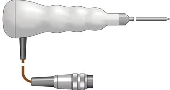 Sonde de pénétration thermocouple à code couleur