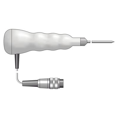 Sonda a penetrazione NTC con tubo da 130mm e manico in polipropilene