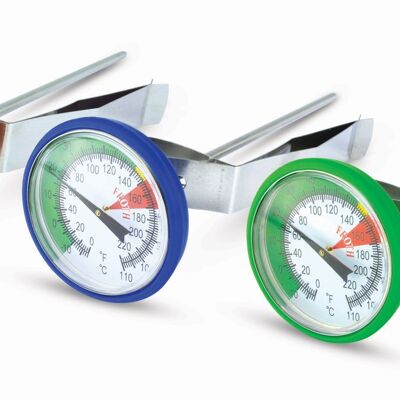 Farbcodierte Milchschaumthermometer – Barista-Thermometer