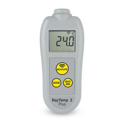 Infrared thermometer with automatic 360° rotating display