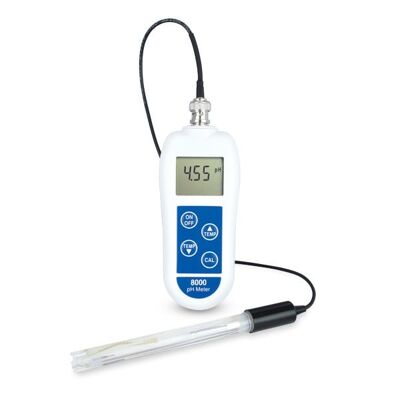 8000 PH meter with interchangeable electrode