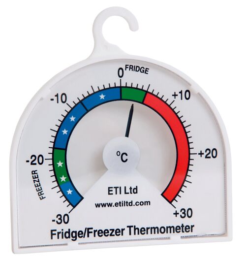 Thermomètre pour réfrigérateur ou congélateur avec cadran de 70 mm