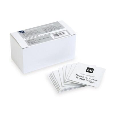 Box of 100 single sachet catheter wipes