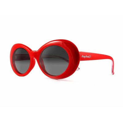 Ruby Rocks Lunettes De Soleil Ovales 'Antigua' Pour Femmes En Rouge