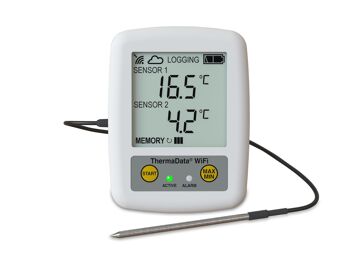 Thermomètre enregistreur Wifi - thermistance à deux canaux 2