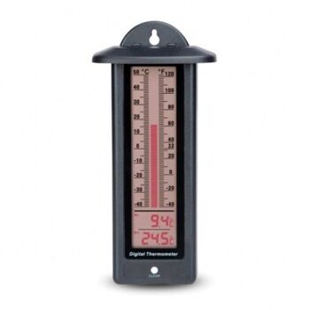Thermomètre numérique Max Min avec graphique à barres LCD 1