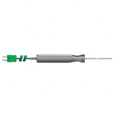 Needle penetration temperature probe