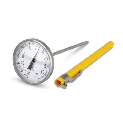 Dial thermometers with pocket clip
