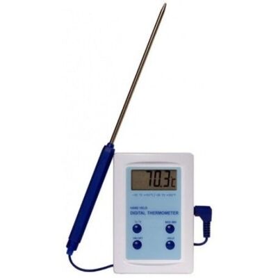 Thermometer with food penetration probe
