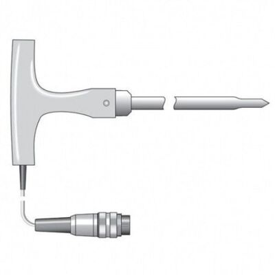 Rugged NTC thermistor probe with T-shaped handle