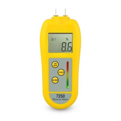 Moisture meter for wood and building materials