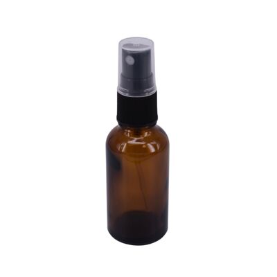 Bottiglie di vetro ambrato da 30 ml di Nutley con coperchi spray - 150