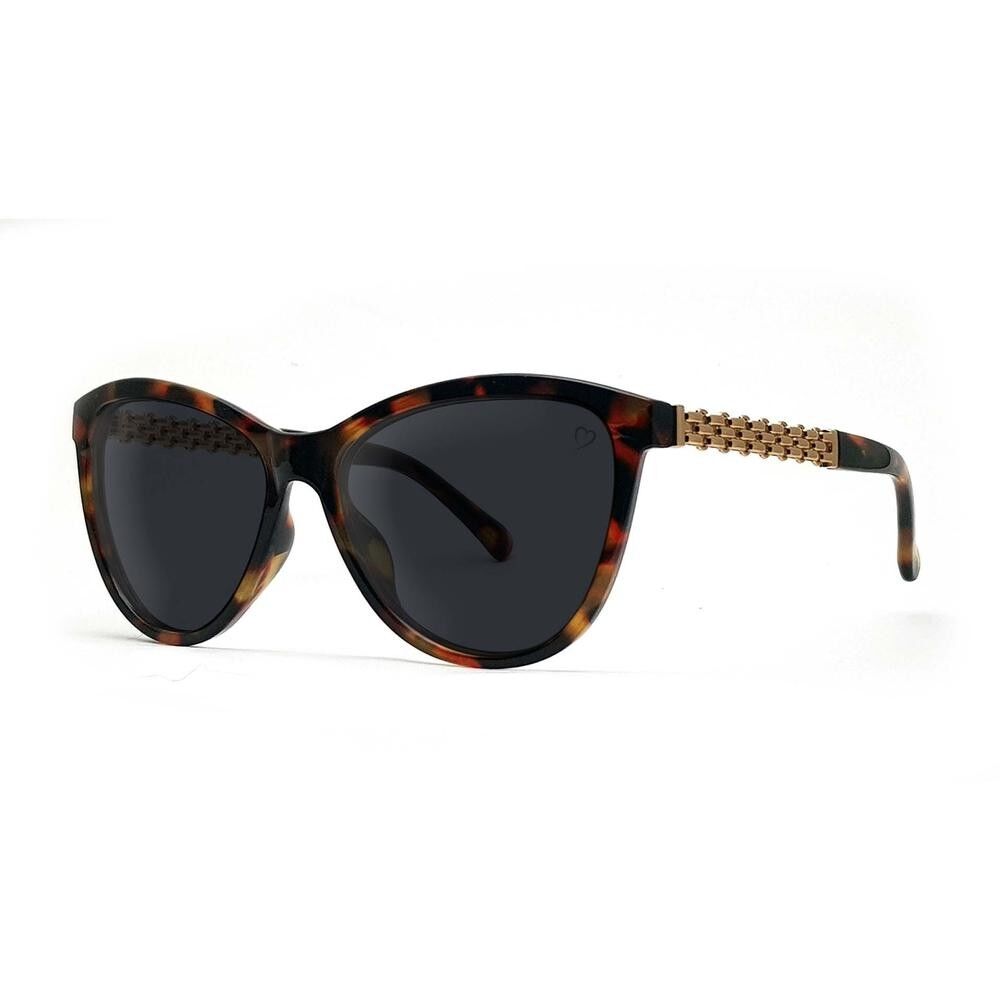 Ruby Rocks 'Lisa Kate' Cateye Sunglasses In Tort