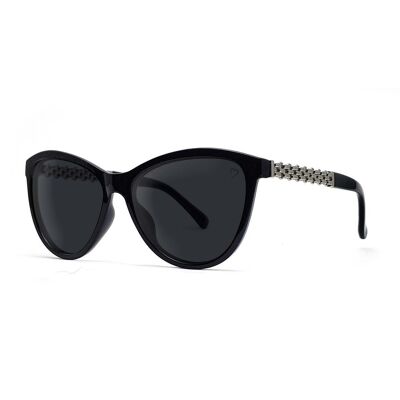 Ruby Rocks – „Lisa Kate“ – Cateye-Sonnenbrille in Schwarz